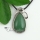 teardrop jade glass opal rose quartz natural semi precious stone pendant necklaces