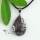 teardrop jade rose quartz amethyst agate natural semi precious stone pendant necklaces