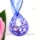 teardrop lampwork murano glass necklaces pendants jewelry