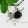 teardrop leaf glass opal tiger's-eye semi precious stone rhinestone openwork necklaces with pendants