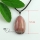 teardrop natural semi precious stone pendants for necklaces