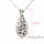 teardrop openwork essential oil necklace diffuser necklace wholesale perfume necklace aromatherapy jewelry diffusers metal volcanic stone