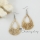 teardrop oval openwork mother of pearl dangle earrings for women red green blue whilte