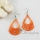 teardrop oval openwork mother of pearl dangle earrings for women red green blue whilte