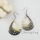 teardrop oval openwork mother of pearl dangle earrings for women red green blue whilte