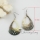 teardrop oval openwork mother of pearl dangle earrings for women red green blue whilte