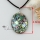 teardrop patchwork sea water rainbow abalone shell mother of pearl pendants leather necklaces jewelry