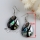 teardrop patchwork seawater rainbow abalone black white oyster shell mother of pearl dangle earrings