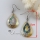 teardrop patchwork seawater rainbow abalone yellow oyster shell mother of pearl dangle earrings