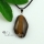 teardrop rose quartz amethyst tiger's-eye natural semi precious stone pendants for necklaces