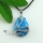 teardrop snake rose quartz turquoise natural stone glass opal natural semi precious stone pendants for necklaces