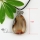 teardrop water drop agate natural semi precious stone birth stone necklaces pendants