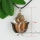 teardropagate semi precious stone openwork necklaces with pendants