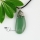 tiger's eye rose quartz amethyst glass opal jade natural semi precious stone necklaces pendants