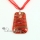 trapezoid glitter foil with lines murano lampwork glass venetian necklaces pendants