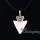 triangle birthstone jewellery birthstone necklace charms birthstone pendant necklace semi precious stone pendants agate semi precious stone