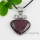 valentine's day with lines dichroic foil glass pendants for necklaces silver plated