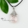 water drop rose quartz tigereye jade amethyst glass opal semi precious stone necklaces pendants