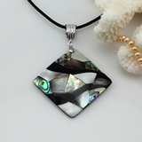 Mother of pearl shell necklace pendants