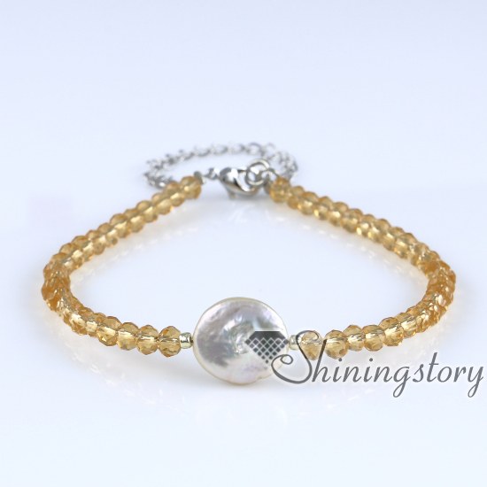 one pearl bracelet