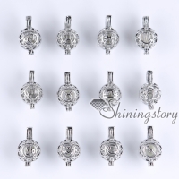 12 pc set star sign lockets for women locket for girl girls silver locket necklace essential oil diffuser wholesale essential oil diffusers