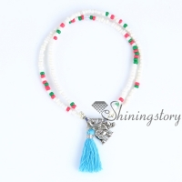 bohemian style jewelry wholesale boho bracelets gypsy jewelry boho chic jewelry beaded tassel bracelet