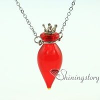 cone aromatherapy necklace wholesale perfume necklace aromatherapy necklace diffuser pendant empty vial necklace
