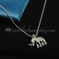 elephant pendant 925 sterling silver plated necklaces jewelry
