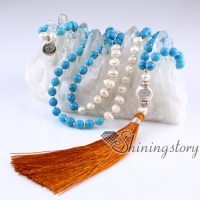 freshwater pearl necklace mala bead necklace 108 mala bracelet indian prayer beads meditation beads pearl jewelry online