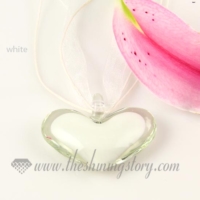 heart lampwork murano glass necklaces pendants jewelry