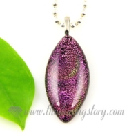olive handmade dichroic glass necklaces pendants jewelry