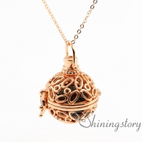 oval openwork essential oil diffuser necklace diffuser necklaces wholesale diffuser necklaces locket pendant necklace metal volcanic stone