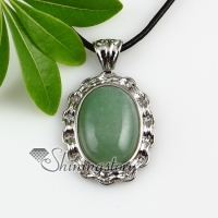 oval tigereye rose quartz glass opal jade agate necklaces pendants