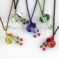 small wish bottle pendant necklace necklace vials for ashes wholesale supplier venetian murano glass jewelry