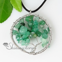round oblong semi precious stone jade necklaces pendants
