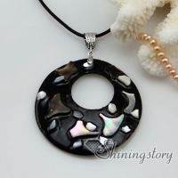 round seawater shell mother of pearl necklaces pendants jewelry jewellery