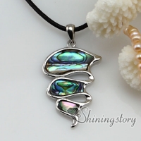 seawater rainbow abalone shell mother of pearl necklaces pendants