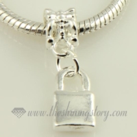 silver plated european dangle charms fit for bracelets