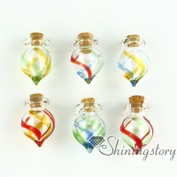 small glass bottles pendant necklaces cremation jewelry urn ashes locket