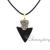 triangle birthstone jewellery birthstone necklace charms birthstone pendant necklace semi precious stone pendants agate semi precious stone