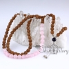 108 mala bead necklace buddhist prayer beads meditation beads buddhist rosary spiritual yoga jewelry yogi healing jewelry design D