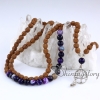 108 mala bead necklace buddhist prayer beads meditation beads buddhist rosary spiritual yoga jewelry yogi healing jewelry design E