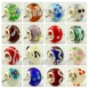 200pc lampwork glass beads for fit charms bracelets assorted