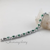 2013 rhombus semi precious stone jade agate charm toggle bracelets jewelry design B