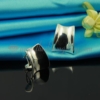 925 sterling silver plated stud ear pin earrings jewelry silver