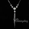 925 sterling silverv filled brass glitter ball tassel rose pendants necklaces silver