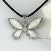 abalone sea shell pendants butterfly necklaces mop jewellery design B