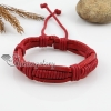 adjustable leather bracelets for men and women unisex design B
