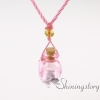 aromatherapy necklace diffuser pendant diffuser handmade glass essential jewelry design E