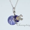 aromatherapy necklace diffuser pendant diffuser handmade glass perfume vials wholesale design F